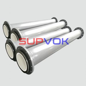 Alumine, NSiC, ZTA Tubes revêtus de céramique
