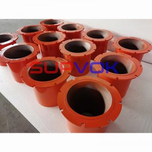 Spezielle mit Keramik ausgekleidete Produkte, Zubehör, Apex und Spigot, Kegel, Schlammpumpenschutz, Zuführschacht usw