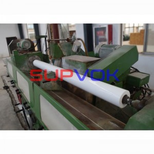 Quartz ceramic guide tube and rollers