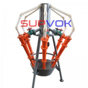 Polyurethane hydrocyclone,  distributor pipe, apex, spigots