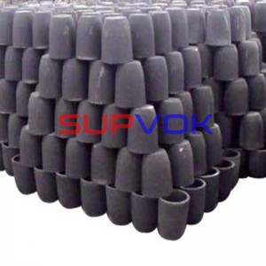 Graphite crucible, Graphite bonded silicon carbide crucible, SiC graphite crucible in Smelting industry