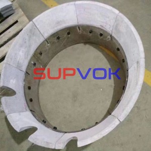 Silicon carbide nozzle assembly – silicon carbide concentrator/wear plate/pipe fitting/gear ring/stop/tee in power plants